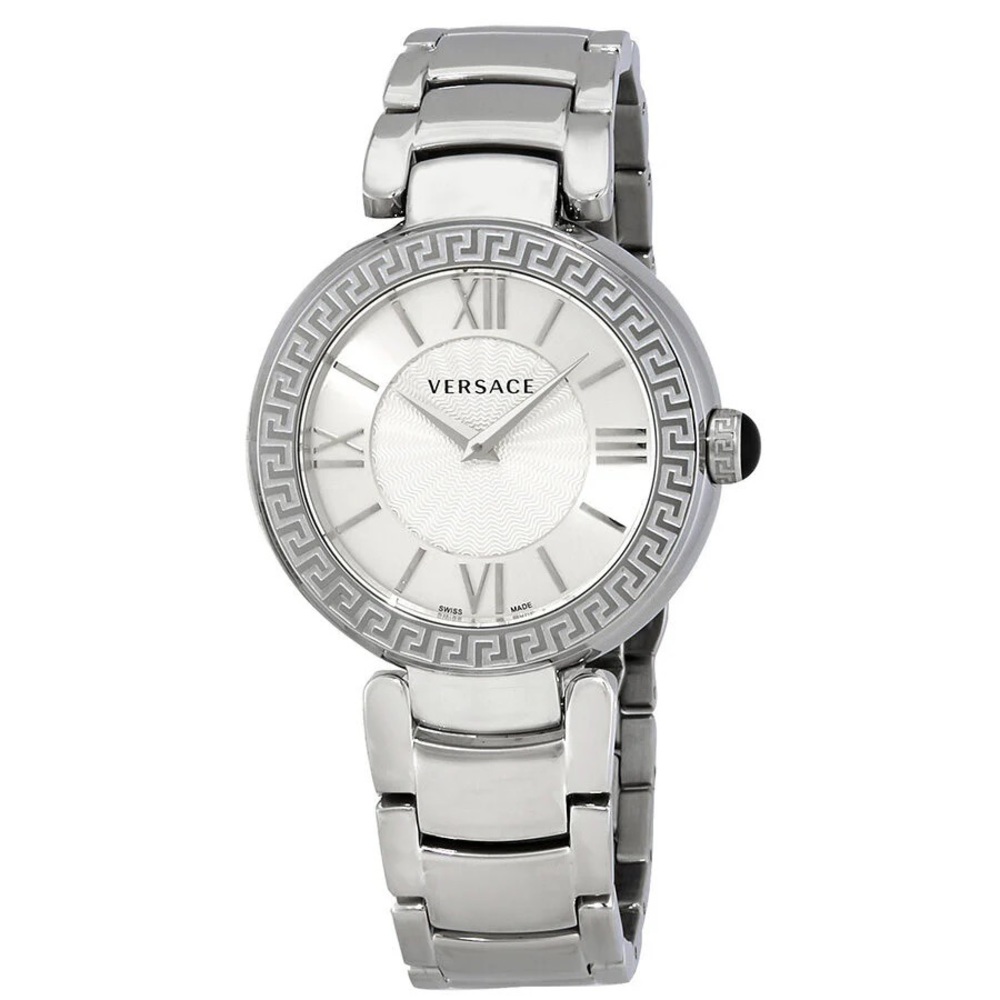 Leda Silver Dial Stainless Steel Ladies Watch (New)